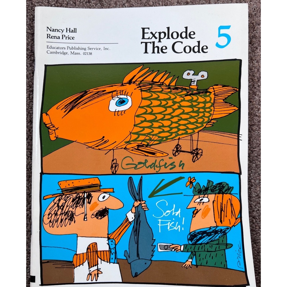 Explode The‎ Code 5 Phonics Workbook Educators Publishing Service Not Written In
